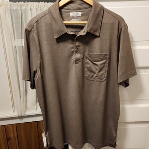 Duluth Trading Co Earth Tone Polo Shirt - Large